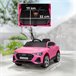 Coche Eléctrico Infantil PP, Metal HOMCOM Coche Eléctrico Infantil PP, Metal HOMCOM Rosa