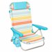 Aktive Silla plegable playa, aluminio, 5 posiciones y bolsillo Multicolor