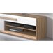 Mueble tv 1 puerta 1 cajón MONTREAL  Blanco Brillo