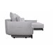 Chaise longue con cama y arcón STOCKHOLM Gris