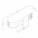 Mesa de centro Nordkapp con estantes MDF bambú [en.casa] Marron