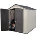 Caseta jardín ultrarresistente con ventana Lifetime uv100 214 Gris