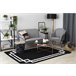 Alfombra HAMPTON Lux 80x150 Negro