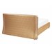 Beliani Cama de agua Piel PARIS 215x228 Dorado
