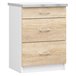 Armario de Cocina Independiente LIMA AKORD con estantes 60 Blanco/ Madera