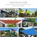 Toldo Vela Triangular PE Outsunny 300x300 Marron