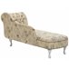 Beliani Chaise longue derecho Poliéster NIMES Beige