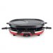 Raclette grill 8 Personas 4 En 1 Rp412 H.koenig Negro/ Rojo