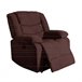 Sillón relax de tela CHEF2 Chocolate