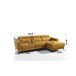 Chaise longue 4 plazas relax eléctrico DRAX derecho mostaza Mostaza