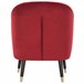 Sillón Decorativo RETRO color rojo Rojo