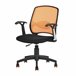 Silla de oficina MINI color negro y naranja Naranja
