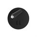 Aplique De Pared Metal Serie Manet Negro