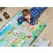 Beliani Alfombra para niños SEBEN Verde