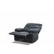 Sillón MASTER relax eléctrico de piel Negro