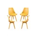 Pack 4 Sillas Synk Suprym Amarillo