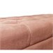 Banco puf baúl en terciopelo 140x50 Naranja
