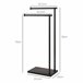 Toallero de Pie Metal HOMCOM, hogar - baño Negro