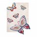 Alfombra infl TOYS 75326 Mariposas para niños moderno Crema