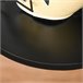 Perchero de Pie Metálico Metal, MDF HOMCOM Negro