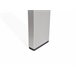 Beliani Banco Aluminio SALERNO 142x70 Gris