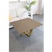 Mesa de centro efecto piedra EXCALIBUR Beige