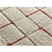 Alfombra shaggy geométrica con relieve BRENDA - ATTICGO 80x150 Cobre