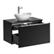 Mueble lavabo individual Eros Negro