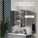 Armario con Espejo MDF, Vidrio kleankin, hogar - baño Blanco