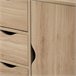 Armario de Salón Melamina de Madera HOMCOM 54 Marron