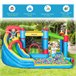 Castillo Hinchable Tela Oxford, Poliéster Outsunny Multicolor