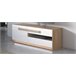 Mueble tv 1 puerta 2 cajones MONTREAL Blanco Brillo