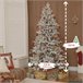 Árbol de Navidad Plástico, Metal HOMCOM, hogar - decoración Verde