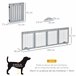 Barrera para Mascotas Madera de Pino PawHut Gris
