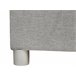 Beliani Cama continental Poliéster MINISTER 168x209 Gris Claro