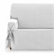 Protector Cubre Sofá Sillón Liso Royale Lazos 1 Plaza Gris