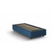 Cama individual en tela Azul Marino