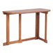 Beliani Mesa plegable TREIA Marron