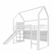 Cama alta para niños Blanco