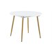 Mesa de cocina extensible ARTIC Blanco