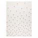 Alfombra de cuerda sisal FLAT Flores 140x200 Crema