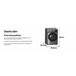Lavadora Infiniton WM-N94ADK, 9 kg, 1400 rpm, Inverter, A Negro/ Inox
