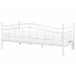 Beliani Cama con somier Metal TULLE 92x209 Blanco