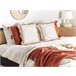 Beliani Cojín decorativo AGRIMONY Beige