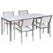 Beliani Conjunto de comedor COSOLETO/GROSSETO Blanco