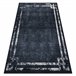 Alfombra lavable ANDRE 1486 Marco vintage 160x220 Negro