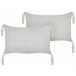 Beliani Cojín decorativo HAKONE 45x25 Verde