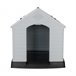 Caseta de Resina para Perros Thinia Home Negro/ Gris