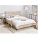 Beliani Cama con somier Poliéster AMBASSADOR 172x216 Beige