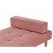 Beliani Chaise longue Poliéster NIORT Beliani Chaise longue Poliéster NIORT Rosa